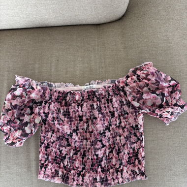 Amisu Floral Crop Top