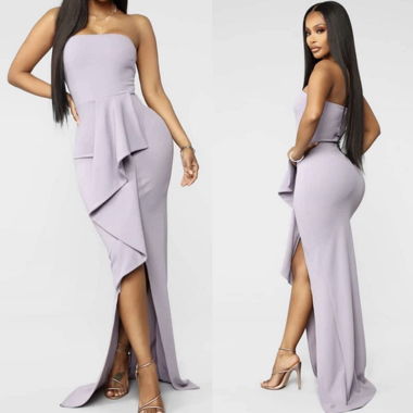 Lila Kleid neu strechy in 2XL