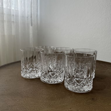 Kristall-Whiskygläser 6er-Set