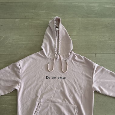 Pink Sweater with Lettering