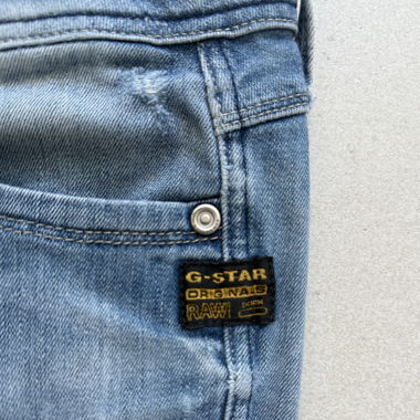 G- Star Jeans/ Hose Skinny Fit 26/34 blau (XS-S)