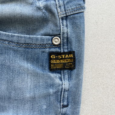 G- Star Jeans/ Hose Skinny Fit 26/34 blau (XS-S)