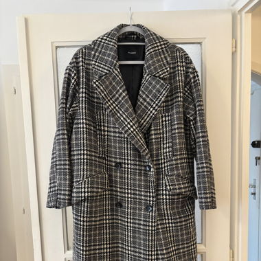 Manteau à carreaux Pull&Bear