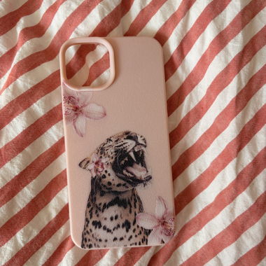 Custodia iPhone 14 Leopard Rose
