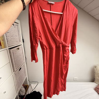 Robe portefeuille rouge