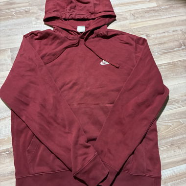 Burgundy Nike Hoodie