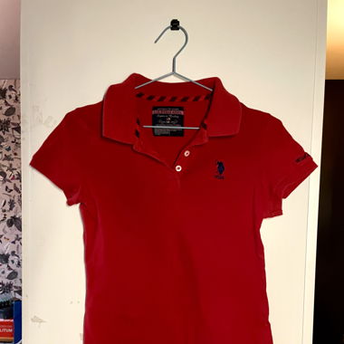 U.S Polo Assn. - USPA Hemd rot Grösse M 