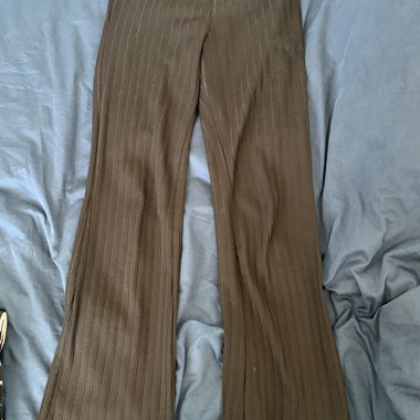 Pantalon à jambes évasées noir