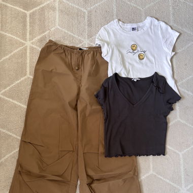 Baggy Hose crop top 
