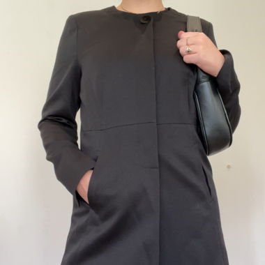 schwarzer stylischer Mantel // GERRY WEBER