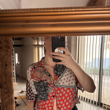 Chemise Crop Top Bershka