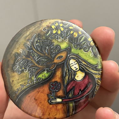Hand-painted whimsical magnets