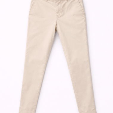 Beige Chinohose
