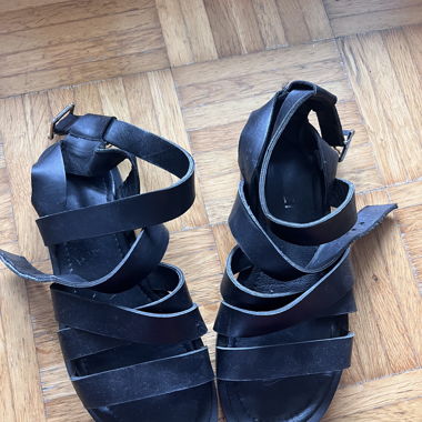 Sandales en cuir