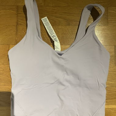 Lululemon Sport-Top lila, Gr. 4