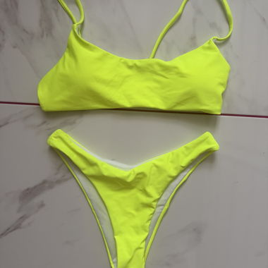 Set bikini neon taglia S NUOVO