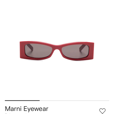 MARNI red sunglasses