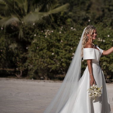 Off-Shoulder Wedding Dress