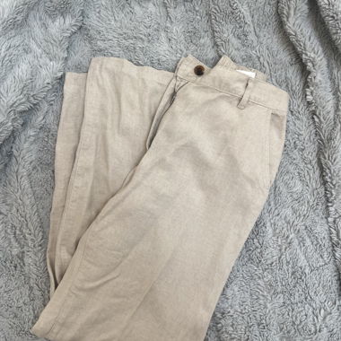 H&M Leinenhose beige