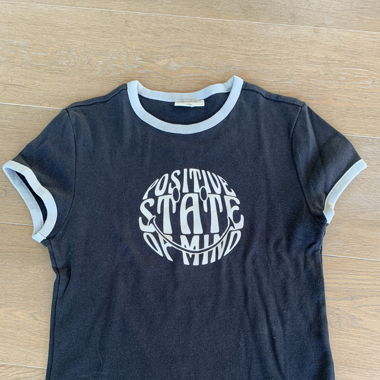 T-Shirt mit smiley-print