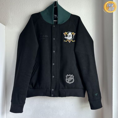 Giacca College NHL Fanatics degli Anaheim Ducks, taglia L