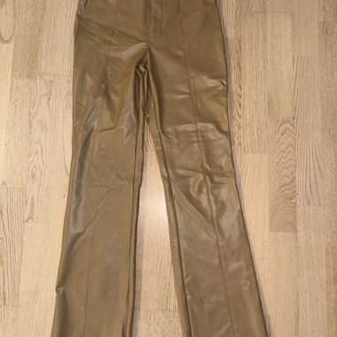 Zara Faux Leather Trousers
