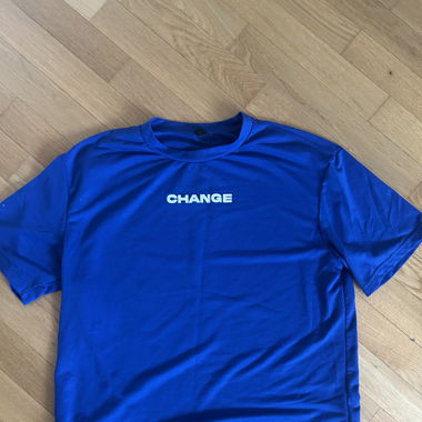 Blau baggy Tshirt