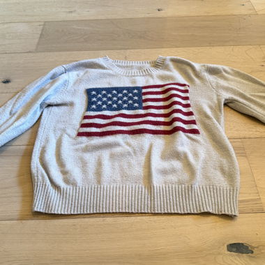 Maglione bandiera americana