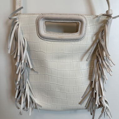 Borsa a tracolla bianca Maje