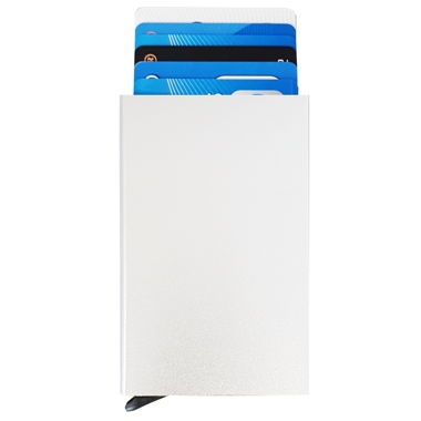 Kreditkartenetui, Kreditkartenhalter, Alu, silber