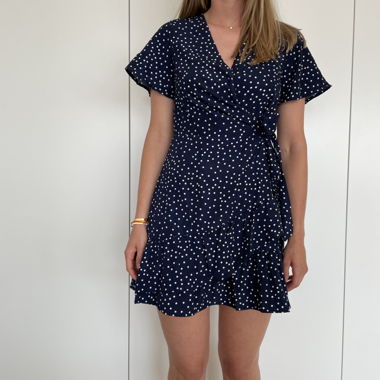 Zaful Short-Sleeve Polka Dress