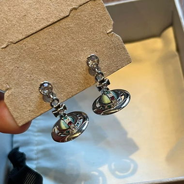 Vivienne westwood Klassische mintgrüne Ohrringe