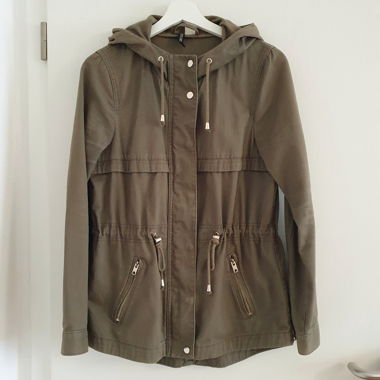 Veste mi-saison kaki/vert