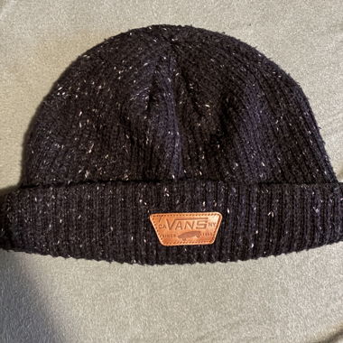 Vans Strickmütze schwarz meliert