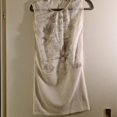 Vestito estivo bianco con canotta integrata