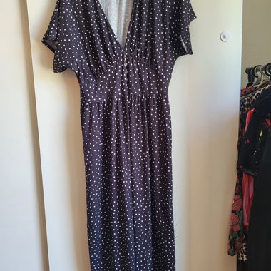 Abito midi a pois ASOS Design