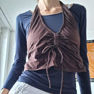 Brown Summer Top