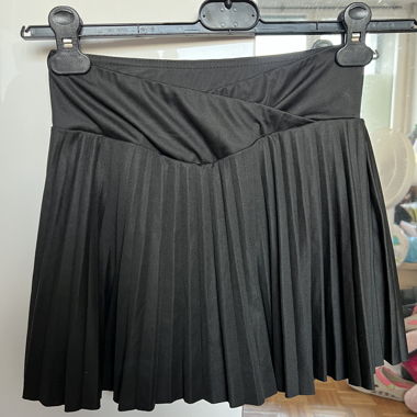 Black Pleated Skirt