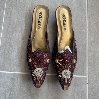 Mules orientales style vintage Gr. 37