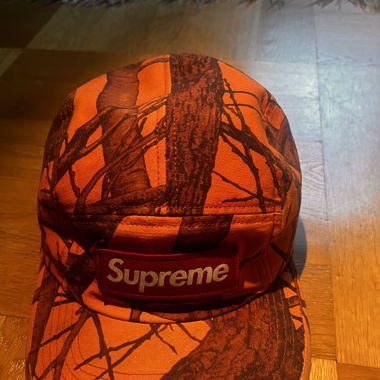 supreme washed canvas camp cap