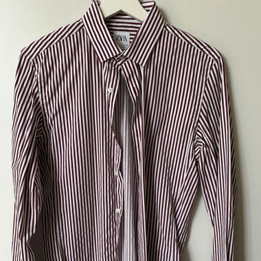 Zara Hemd (red white)