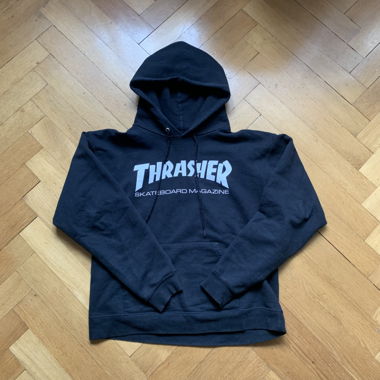 Black Trasher Hoodie