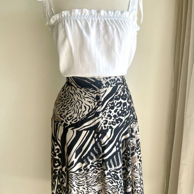 Meico Exclusiv Model Mid-Length Skirt T.42 Vintage