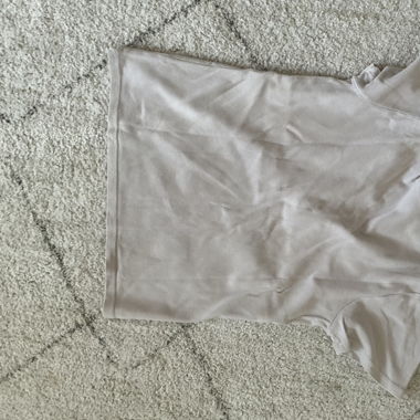 Brandy Melville Beige Basic Button T-Shirt