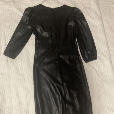 Leder Kleid 