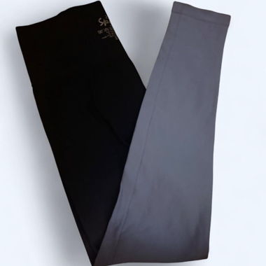 Leggings nero-grigio