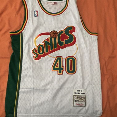 Maillot Seattle SuperSonics Kemp 40