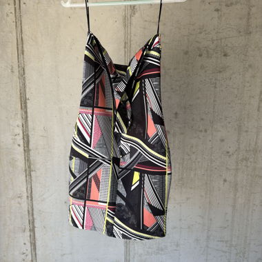 Printed spaghetti strap top