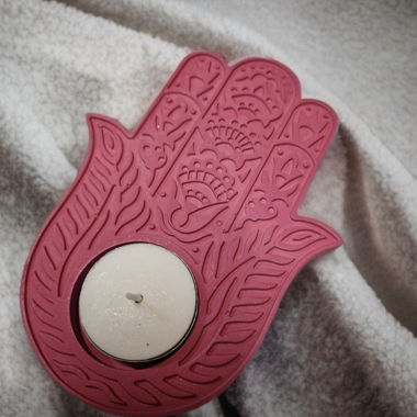 Teelichthalter Hand der Fatima