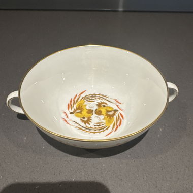 Meissen porcelain Asian soup bowl